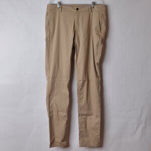 Birddogs pants Mens 36x36 Khaki Tan Performance Stretch Casual Golf Lined